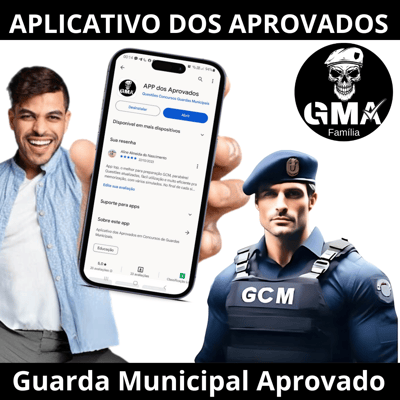 aplicativo app dos aprovados gma guarda municipal aprovado